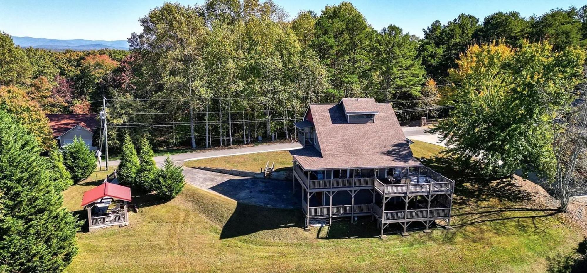Birds Eye Cabin - Sunset & Starry Retreat Pet Friendly W Private Hottub, Fire Pit And Game Room Ellijay Exterior foto